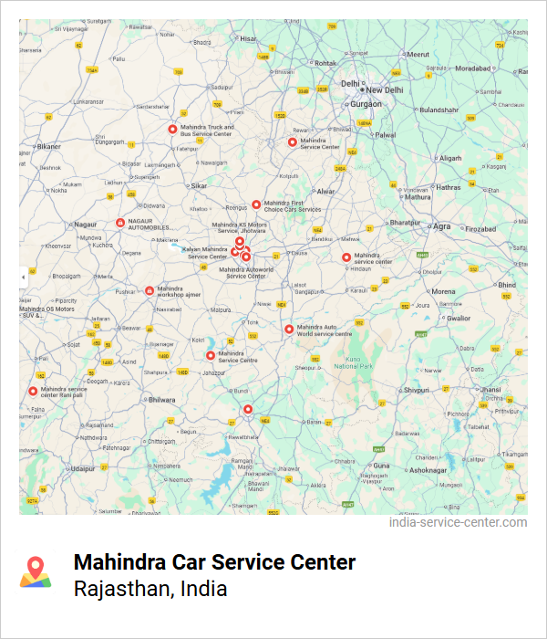Mahindra Car Service Center Near Me, Rajasthan, India