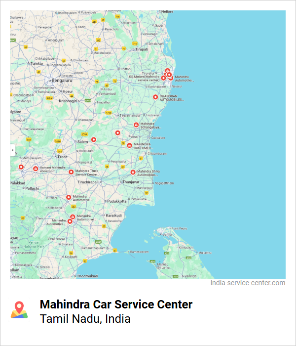 Mahindra Car Service Center Near Me, Tamil Nadu, India