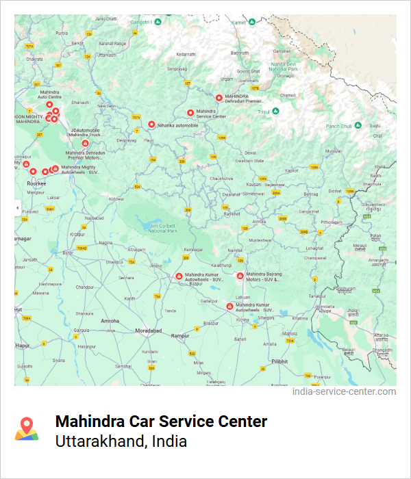 Mahindra Car Service Center Near Me, Uttarakhand, India