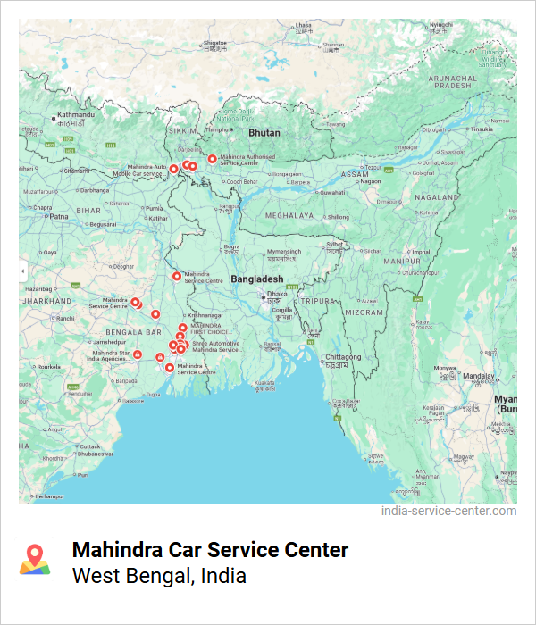 Mahindra Car Service Center Near Me, West Bengal, India