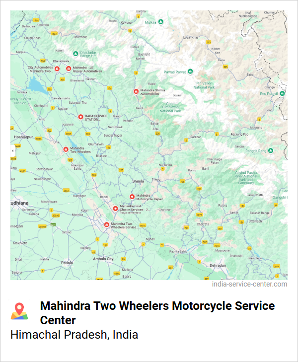 Mahindra Two Wheelers Motorcycle Service Center Near Me, Himachal Pradesh, India