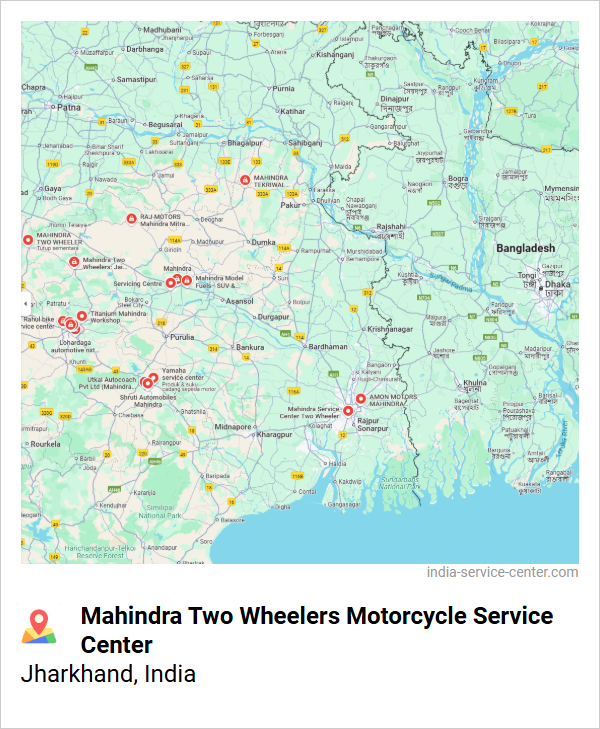 Mahindra Two Wheelers Motorcycle Service Center Near Me, Jharkhand, India