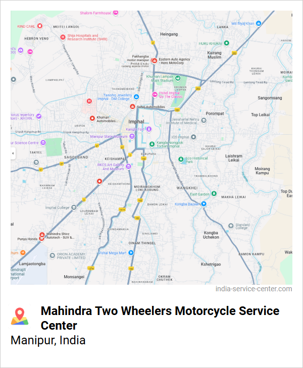 Mahindra Two Wheelers Motorcycle Service Center Near Me, Manipur, India
