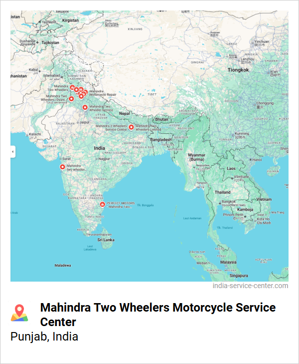 Mahindra Two Wheelers Motorcycle Service Center Near Me, Punjab, India