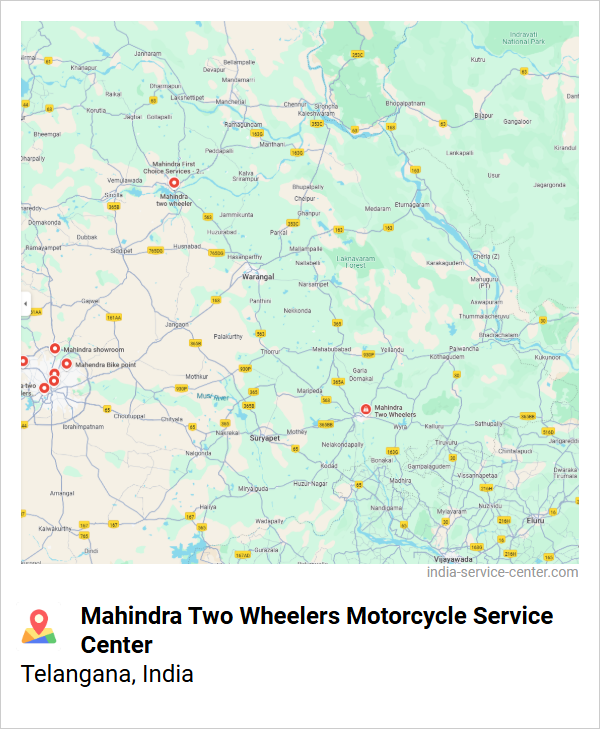 Mahindra Two Wheelers Motorcycle Service Center Near Me, Telangana, India