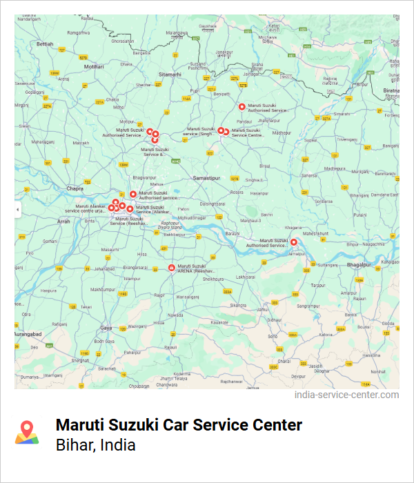 Maruti Suzuki Car Service Center Near Me, Bihar, India