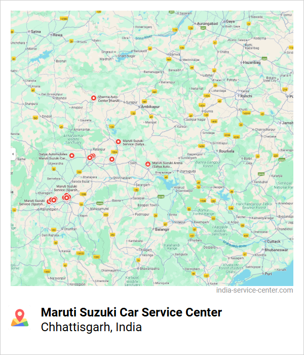 Maruti Suzuki Car Service Center Near Me, Chhattisgarh, India