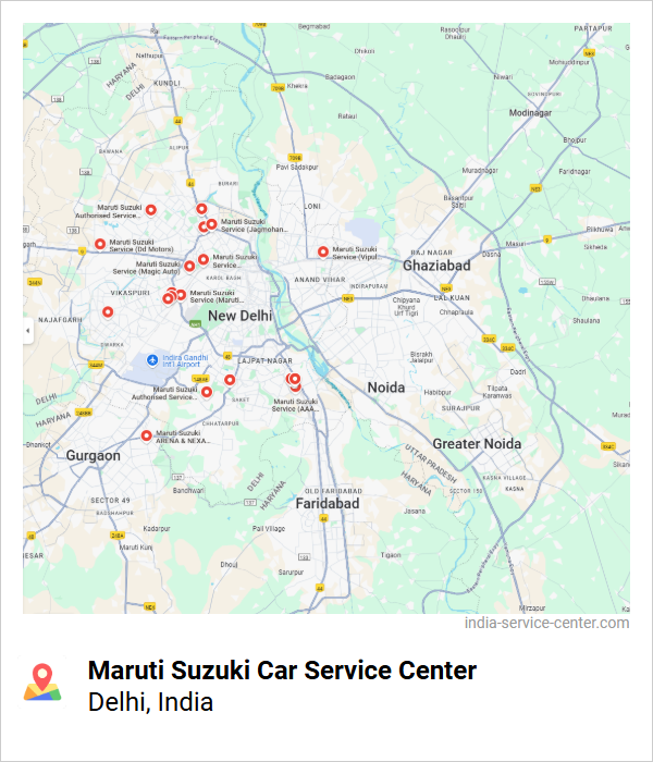 Maruti Suzuki Car Service Center Near Me, Delhi, India