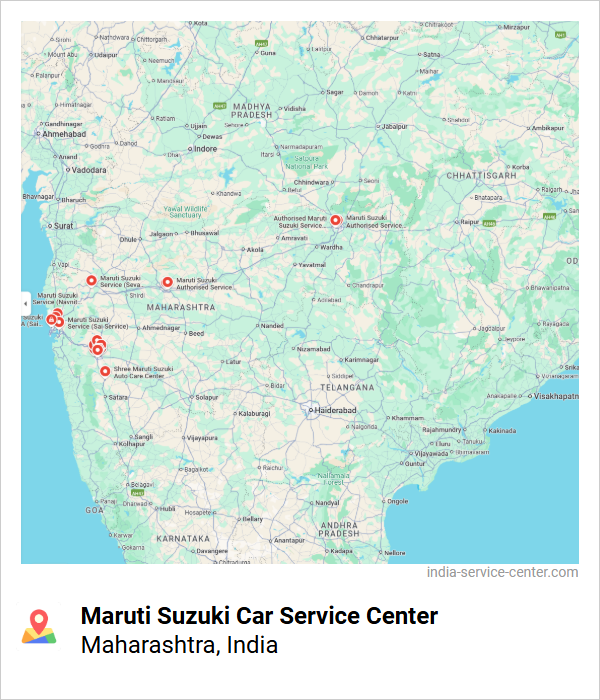 Maruti Suzuki Car Service Center Near Me, Maharashtra, India