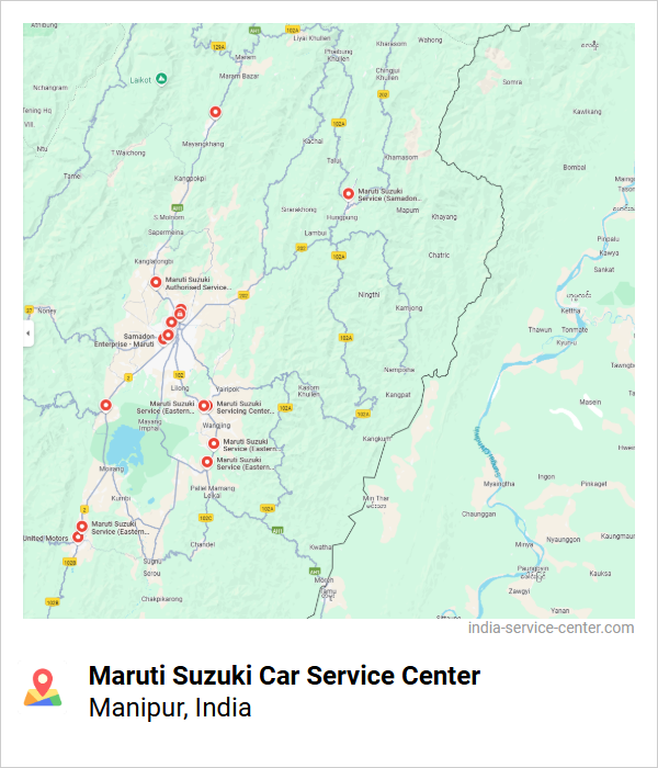 Maruti Suzuki Car Service Center Near Me, Manipur, India