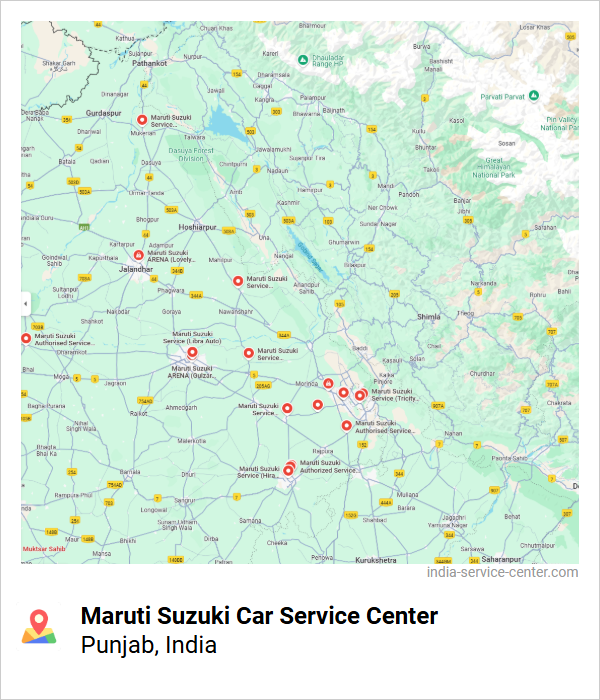 Maruti Suzuki Car Service Center Near Me, Punjab, India