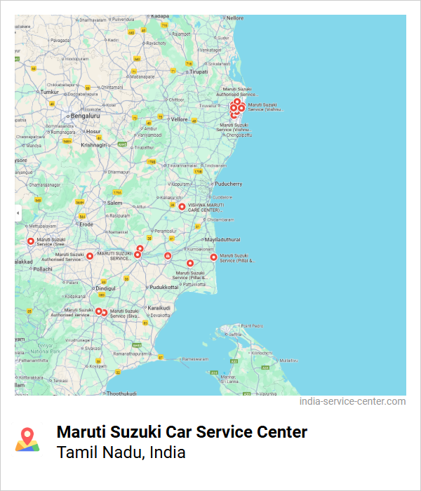 Maruti Suzuki Car Service Center Near Me, Tamil Nadu, India
