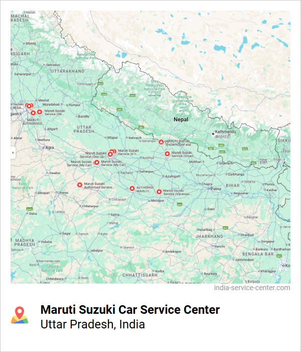 Maruti Suzuki Car Service Center Near Me, Uttar Pradesh, India