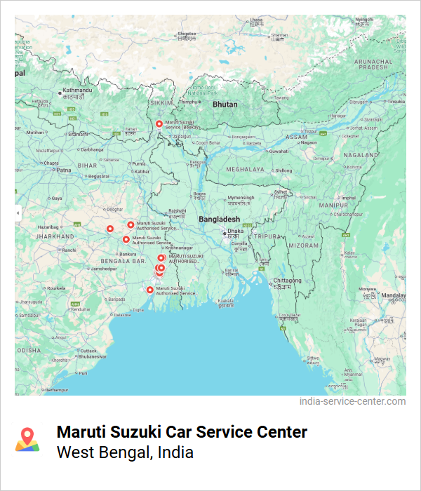 Maruti Suzuki Car Service Center Near Me, West Bengal, India