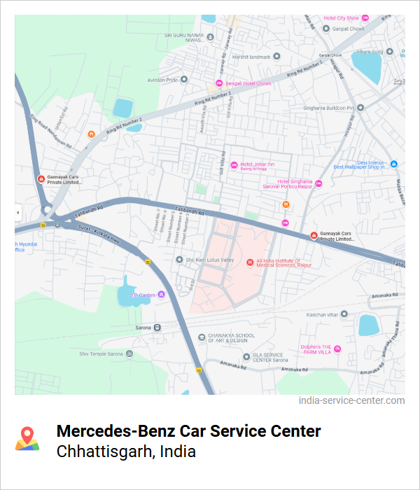 Mercedes-Benz Car Service Center Near Me, Chhattisgarh, India