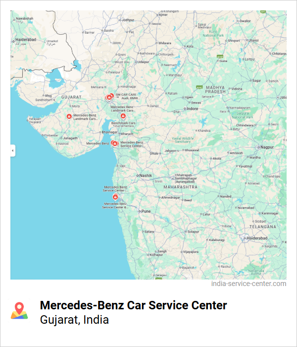 Mercedes-Benz Car Service Center Near Me, Gujarat, India