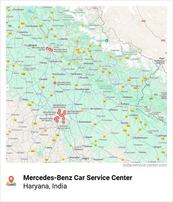 Mercedes-Benz Car Service Center Near Me, Haryana, India
