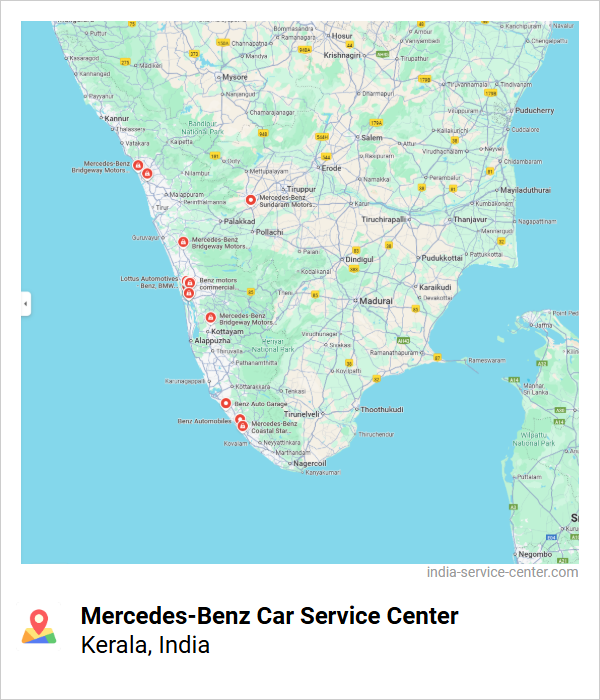 Mercedes-Benz Car Service Center Near Me, Kerala, India