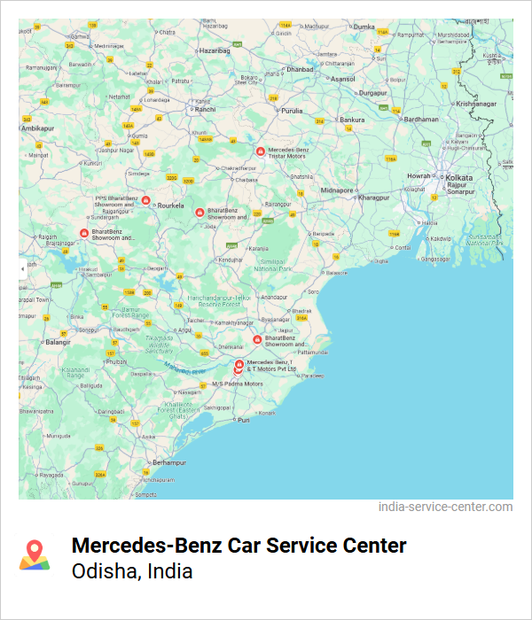 Mercedes-Benz Car Service Center Near Me, Odisha, India