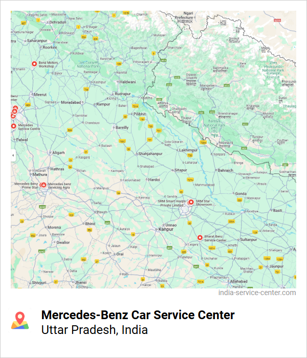 Mercedes-Benz Car Service Center Near Me, Uttar Pradesh, India