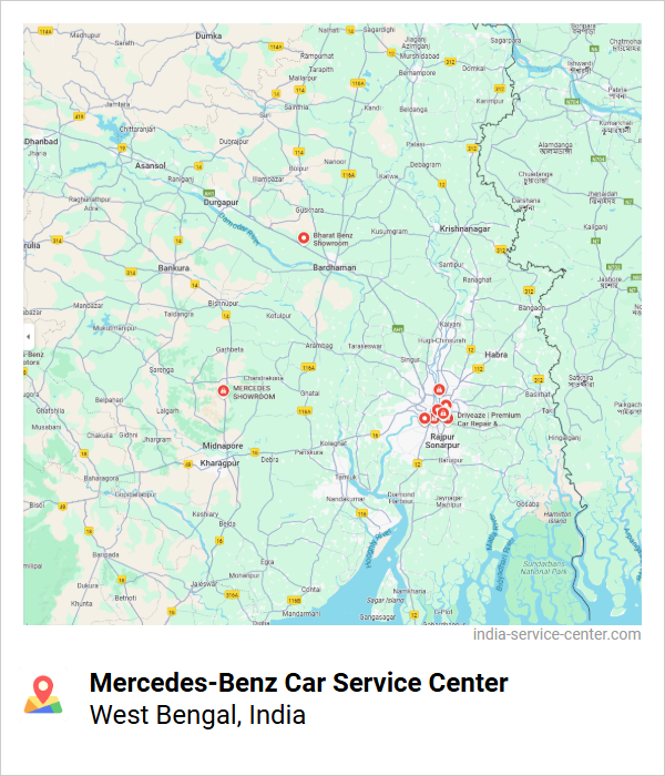 Mercedes-Benz Car Service Center Near Me, West Bengal, India