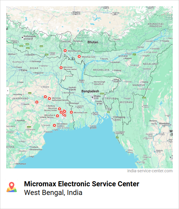 Micromax Electronic Service Center Near Me, West Bengal, India