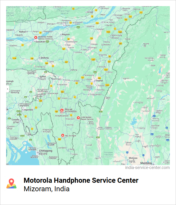Motorola Handphone Service Center Near Me, Mizoram, India