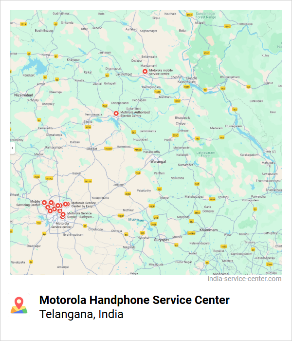 Motorola Handphone Service Center Near Me, Telangana, India