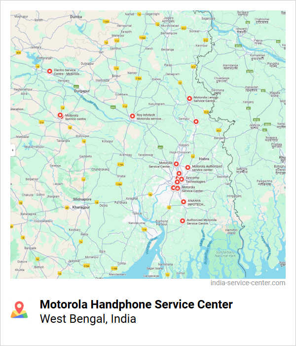 Motorola Handphone Service Center Near Me, West Bengal, India