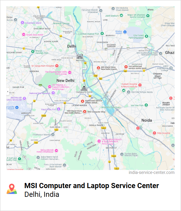 MSI Computer and Laptop Service Center Near Me, Delhi, India