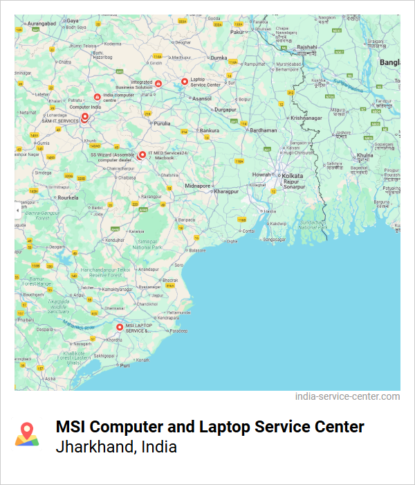 MSI Computer and Laptop Service Center Near Me, Jharkhand, India