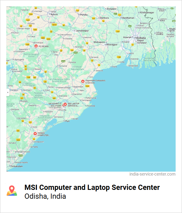 MSI Computer and Laptop Service Center Near Me, Odisha, India
