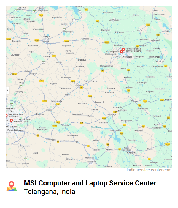 MSI Computer and Laptop Service Center Near Me, Telangana, India