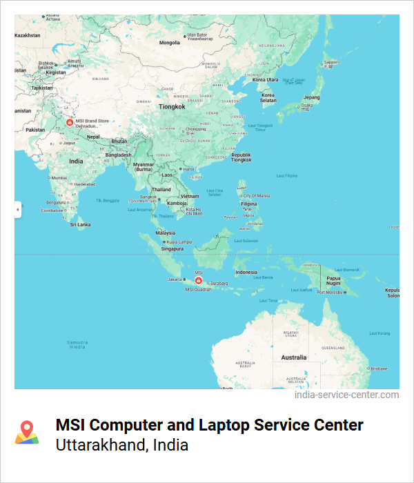 MSI Computer and Laptop Service Center Near Me, Uttarakhand, India