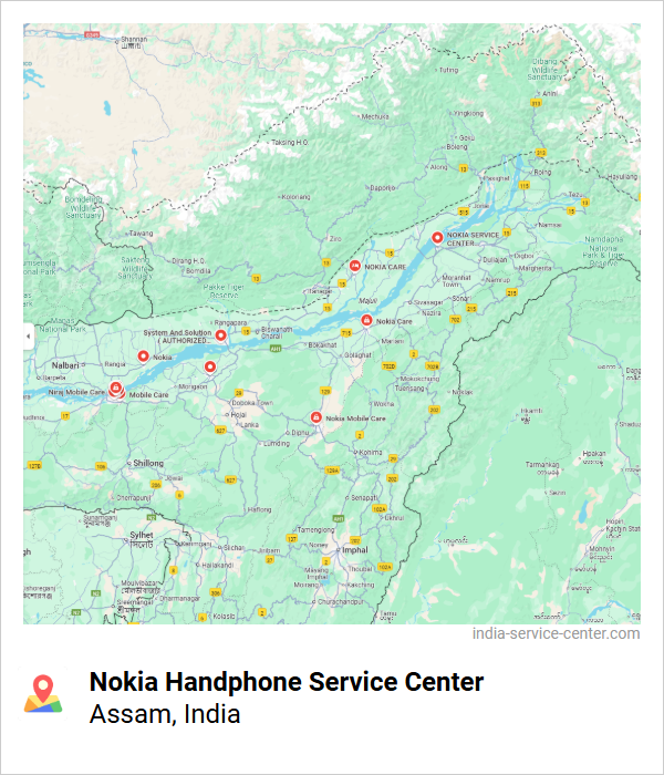 Nokia Handphone Service Center Near Me, Assam, India