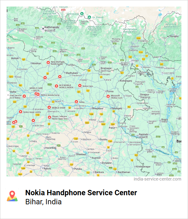 Nokia Handphone Service Center Near Me, Bihar, India