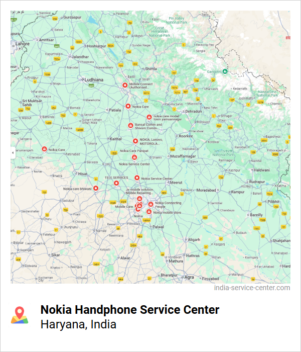 Nokia Handphone Service Center Near Me, Haryana, India