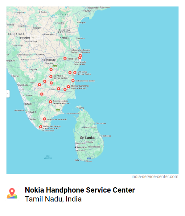 Nokia Handphone Service Center Near Me, Tamil Nadu, India