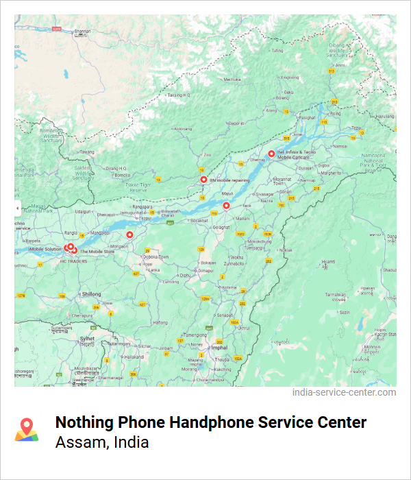 Nothing Phone Handphone Service Center Near Me, Assam, India