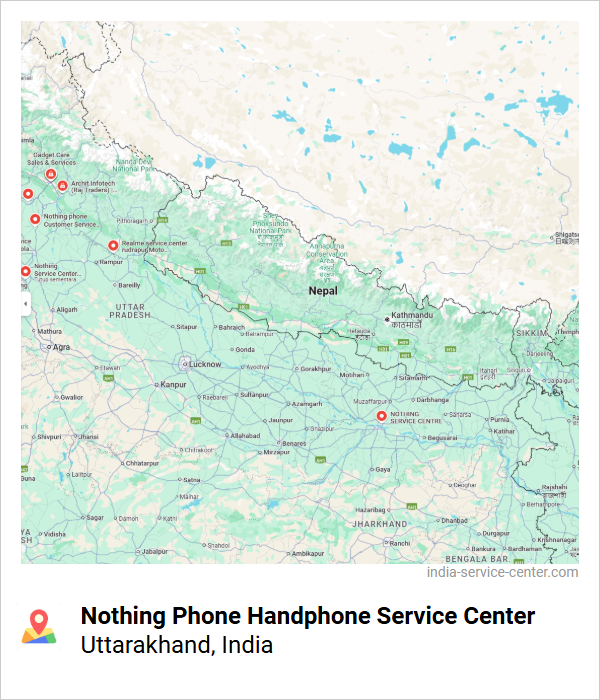 Nothing Phone Handphone Service Center Near Me, Uttarakhand, India