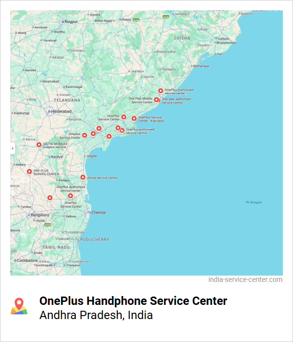 OnePlus Handphone Service Center Near Me, Andhra Pradesh, India