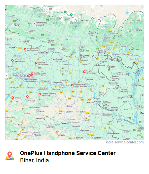 OnePlus Handphone Service Center Near Me, Bihar, India