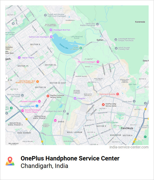 OnePlus Handphone Service Center Near Me, Chandigarh, India
