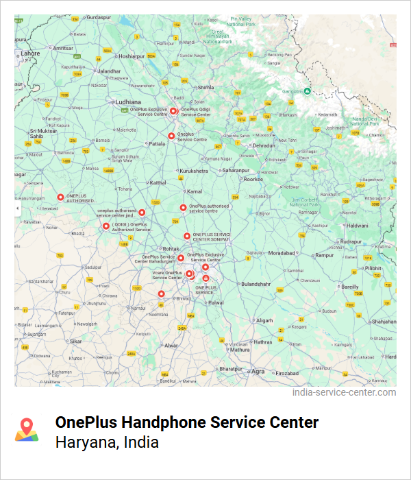 OnePlus Handphone Service Center Near Me, Haryana, India