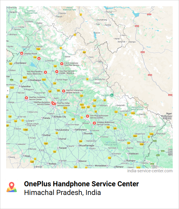 OnePlus Handphone Service Center Near Me, Himachal Pradesh, India
