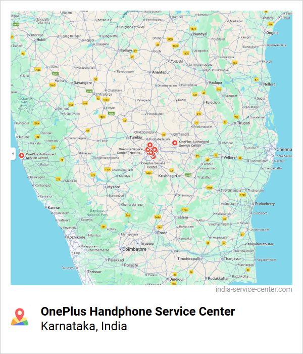 OnePlus Handphone Service Center Near Me, Karnataka, India