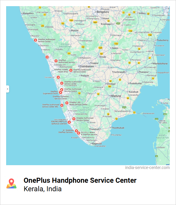 OnePlus Handphone Service Center Near Me, Kerala, India