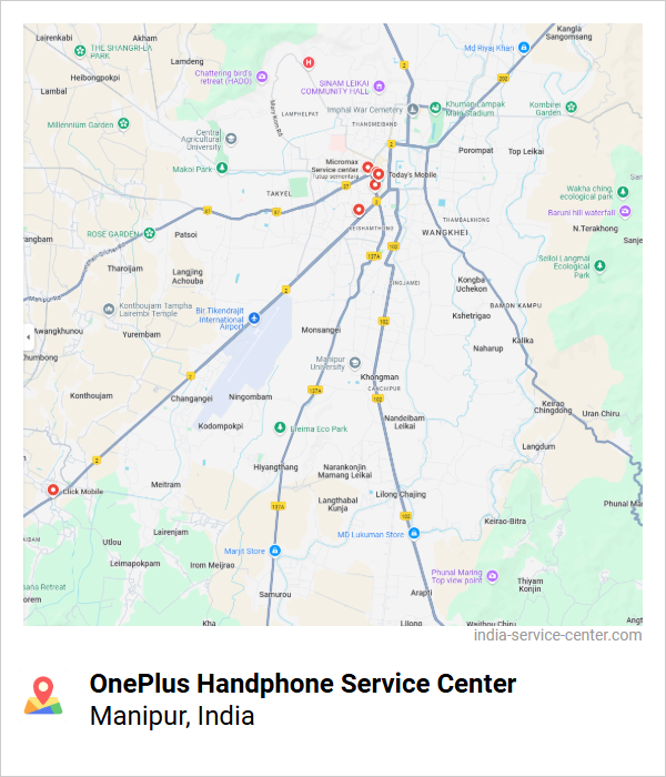 OnePlus Handphone Service Center Near Me, Manipur, India