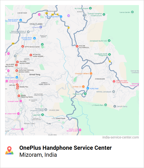 OnePlus Handphone Service Center Near Me, Mizoram, India