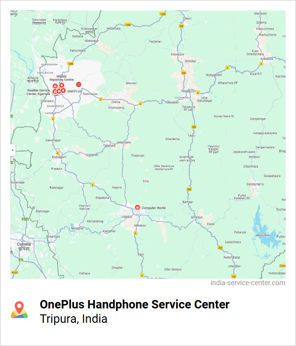 OnePlus Handphone Service Center Near Me, Tripura, India